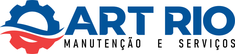 Logotipo da Art Rio em tons de azul e cinza, representando manutenção industrial